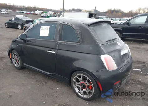 2012 Fiat 500 Sport z USA, uszkodzony, nr VIN 3C3CFFBR9CT207816